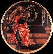 LIPPI, Filippino Gabriel from the Annunciation oil on canvas